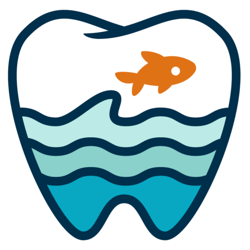tooth and fish brand icon for Wentzville Pediatric Dentistry in Wentzville, MO